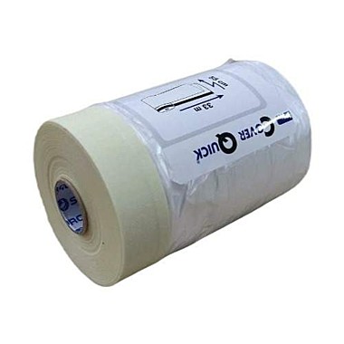 Пленка защитная с белой малярной лентой Storch Profi CQ Folie (55см*33м)