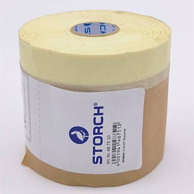 Бумага укрывная с малярной белой лентой Storch Profi CQ Papier (10см*25м)