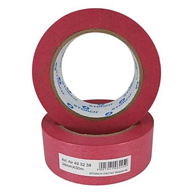 Лента малярная красная сверхтонкая Storch Premium Das Rote (38мм*50м)